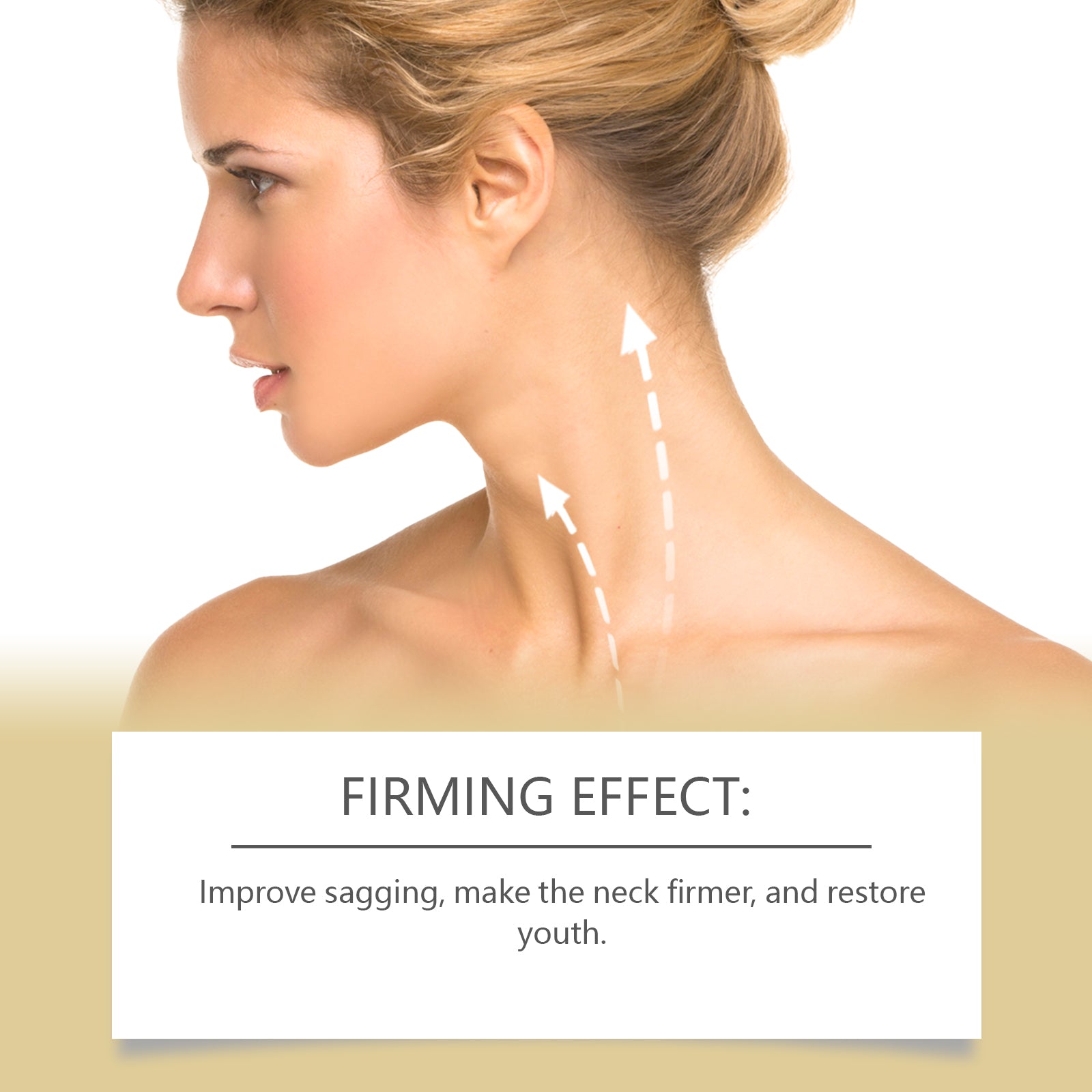 Neck Skin Care Roller Cream, Neck Moisturizing Hydrating Firming, Smooth And Delicate Cream