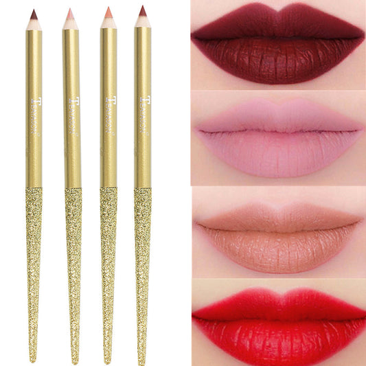 Matte Lip Liner Long Lasting Vampire Nude Pink Red Lipstick Lip Pencil