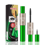 Double-Ended Mascara and Eyeliner, Long and Thick, Natural and Smooth, No Smudge Eyeliner