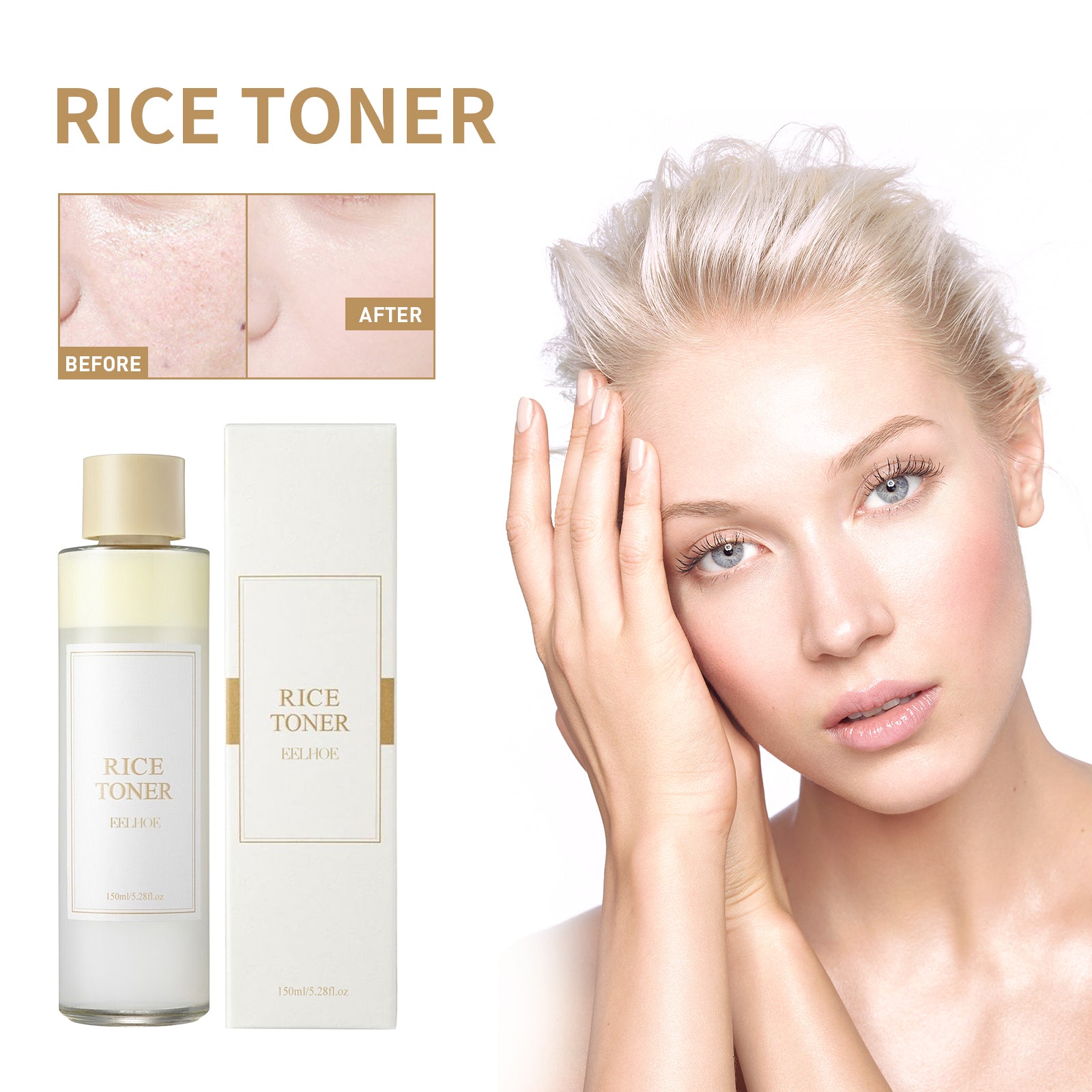 Rice Toner Deeply Hydrates And Repairs Skin Barrier, Firming And Moisturizing Facial Skin Toner