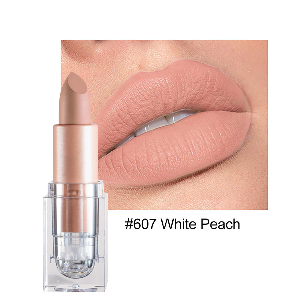 Silky Ice Cube Matte Lipstick 12 Color Lipstick Nude Long Lasting Colors