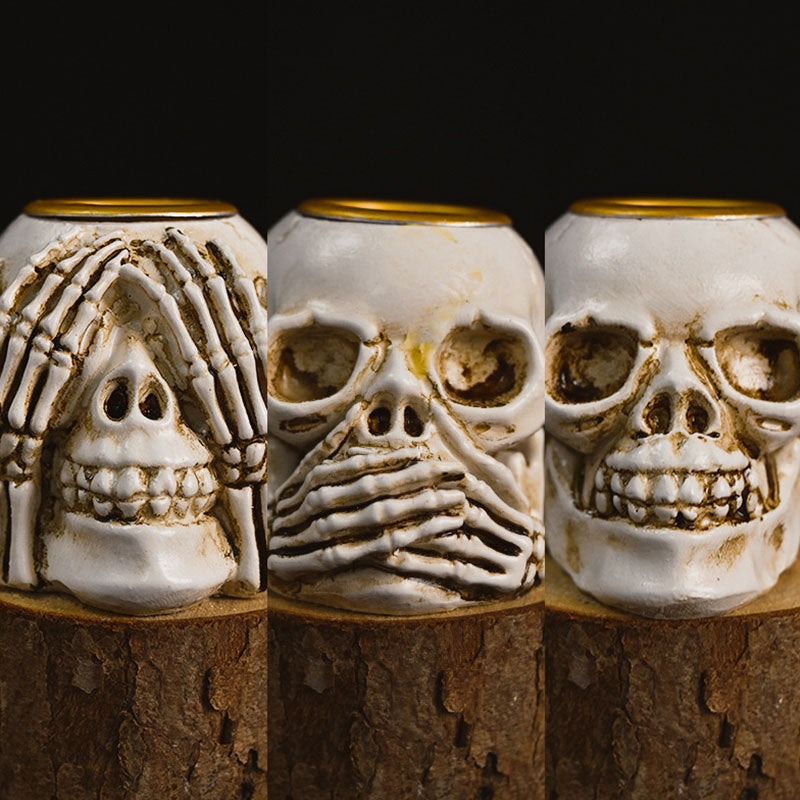 Skeleton Yoga Figurine Decoration Ornaments Skull Small Halloween Decorations