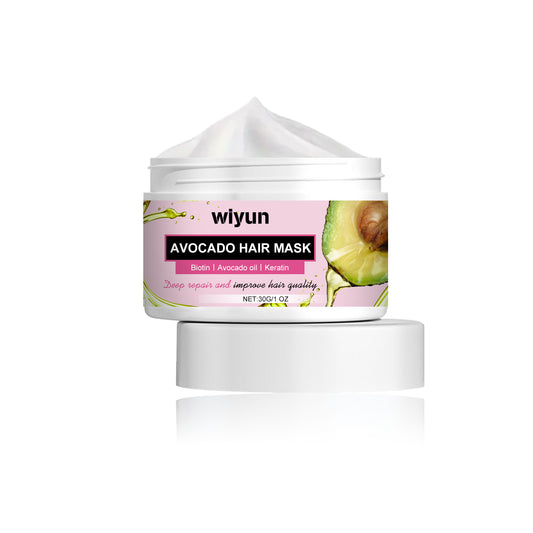 Avocado Hair Mask Moist Smooth Hair Repair Damaged Hair Dry Short-Tempered Membrane