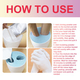 Couples Hand Model Clone Powder, DIY Gift 3D Hand Model Crafts Creative Home Decoration