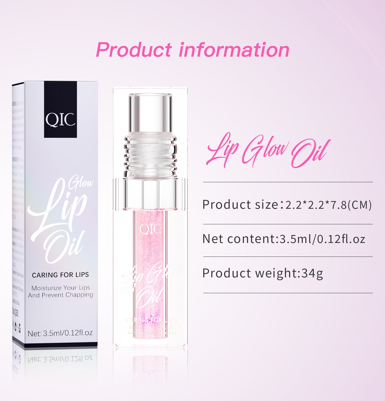 Color-changing Lip Oil Moisturizing Lip Gloss Oil