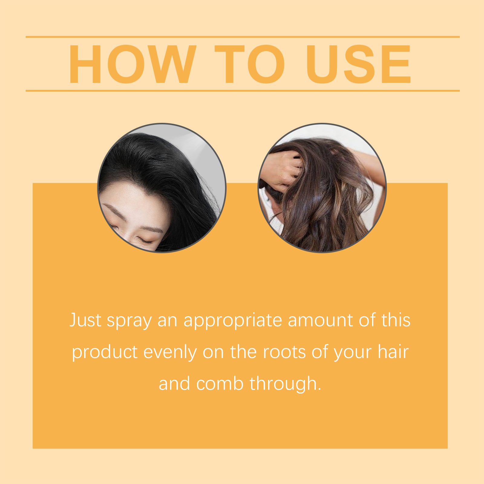 Leave-In Rosemary Mint Dry Hair Shampoo, Light Fresh And Non-Sticky Hair Volumizing Quick-Drying Spray