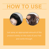Leave-In Rosemary Mint Dry Hair Shampoo, Light Fresh And Non-Sticky Hair Volumizing Quick-Drying Spray