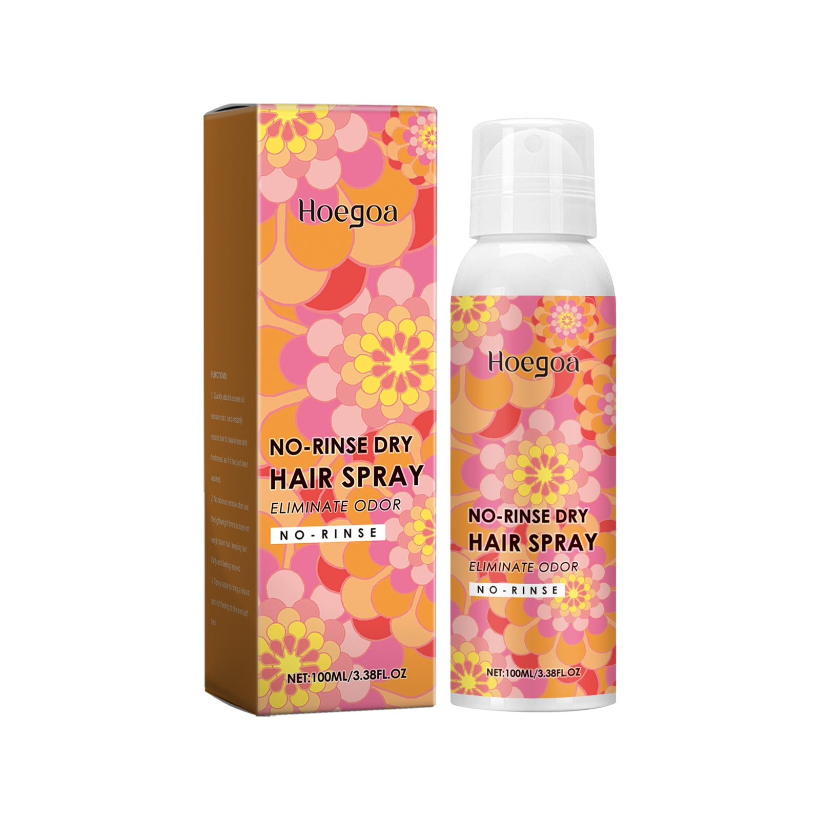 Leave-In Rosemary Mint Dry Hair Shampoo, Light Fresh And Non-Sticky Hair Volumizing Quick-Drying Spray