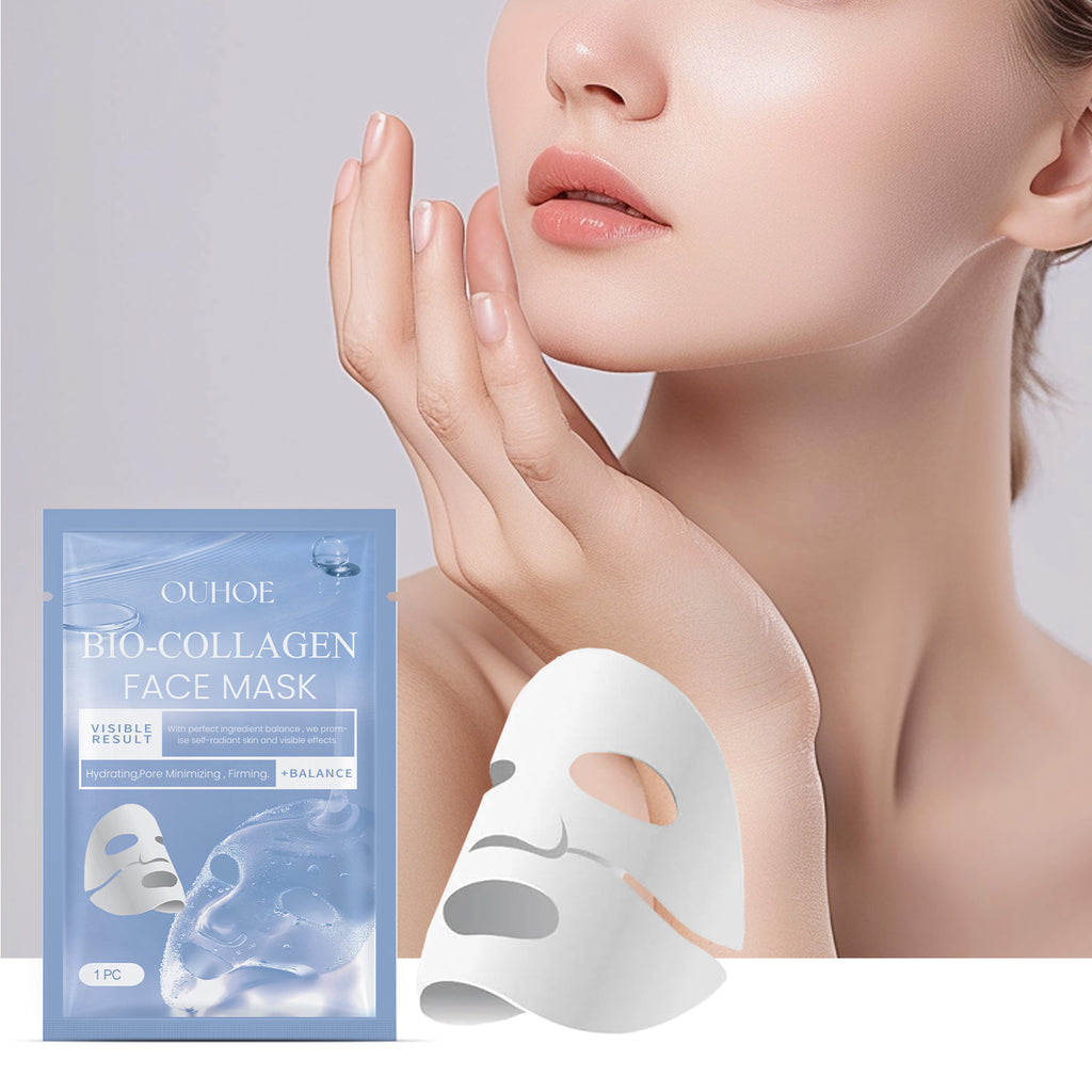 Bio-Collagen Real Deep Mask Moisturizing Anti-Wrinkle Fade Out Fine Lines Smooth Water Skin Mask