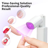 Mini UV Nail Lamp Dryer Machine Portable USB Rechargeable