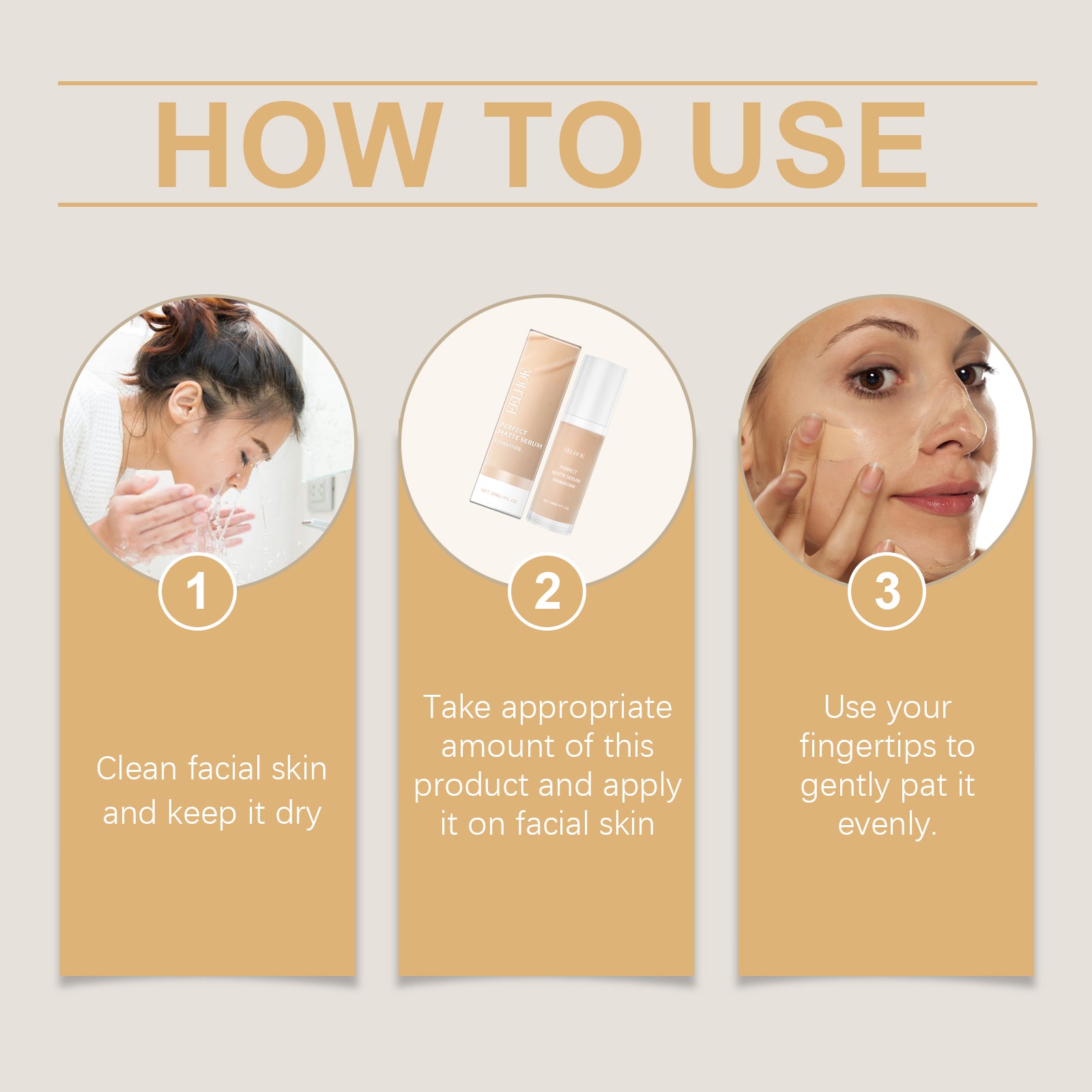 Moisturizing Liquid Foundation Natural Skin Tone Moisturizing And Long-Lasting Makeup Foundation