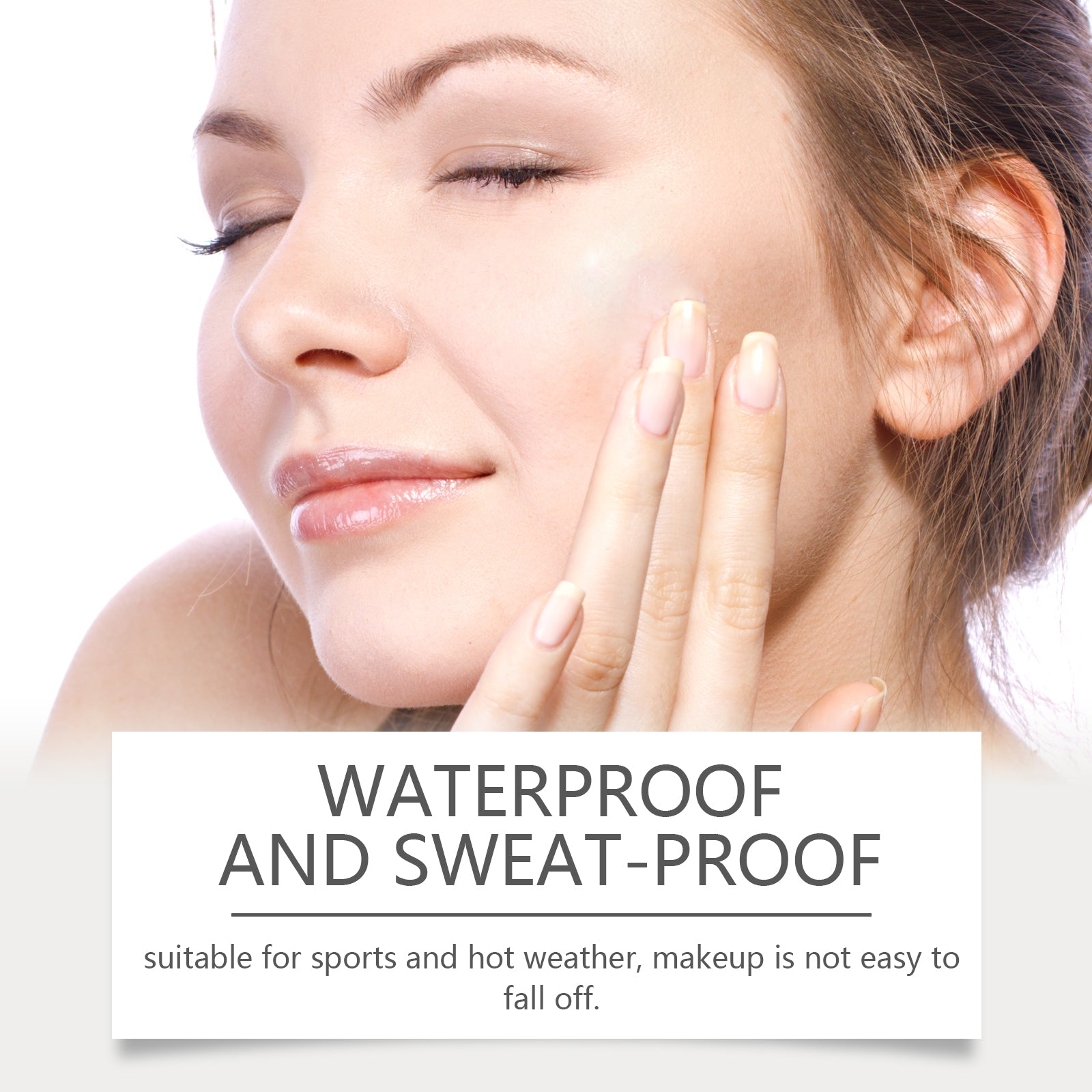 Long Lasting Makeup Foundation, Mild Waterproof Formula and Natural, Light, Radiant Skin Tone