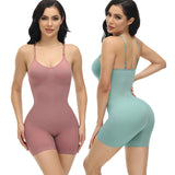 Seamless One-Piece Shapewear for Women with Abdominal and Hip Lifting