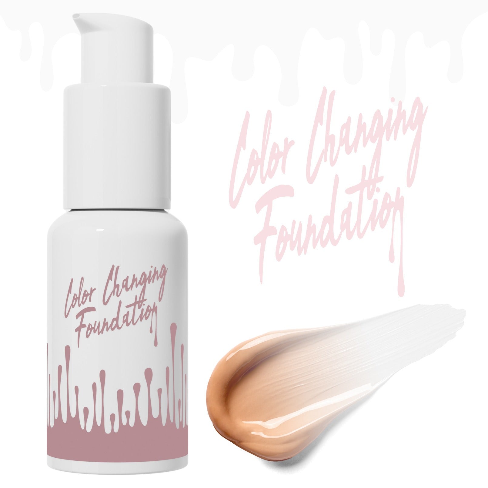 Color Changing Foundation Full Coverage Waterproof Matte Concealer