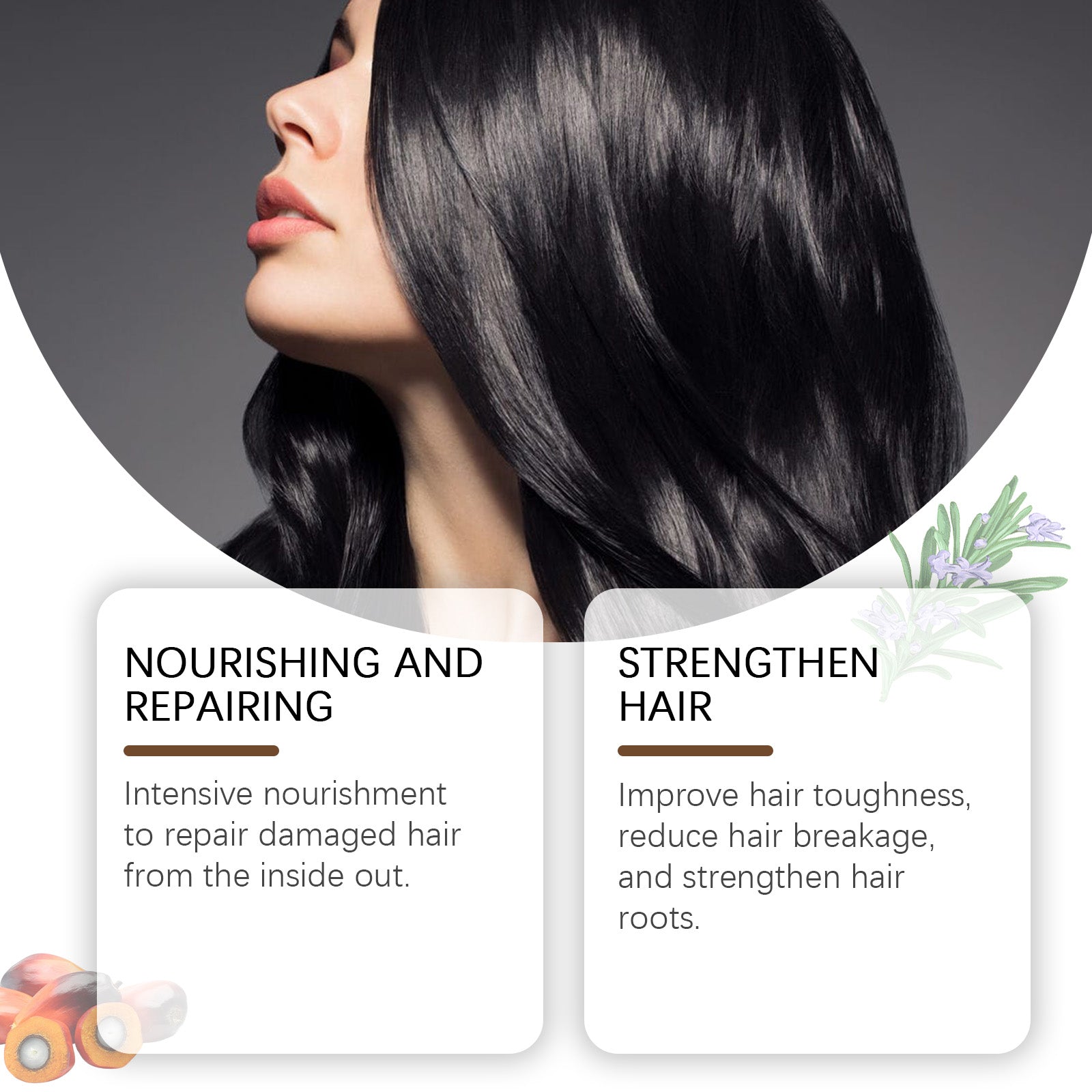 Batana Essential Oil Serum Moisturizing, Volumizing and Strengthens Hair Essential Oil Serum