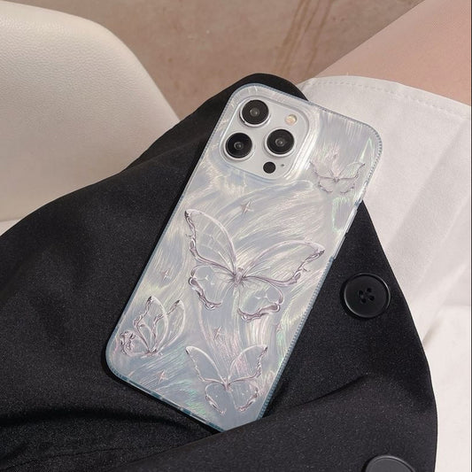 Feathered Butterfly Phone Cover for Apple 15 Promax iPhone Case 11 New iPhone 14 Premium 13/12