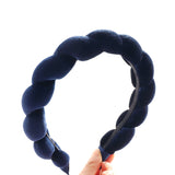 Velvet Plush Headband Autumn and Winter Style Velvet Sponge Braid Headband