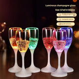 Water Sensing Luminous Glasses LED Light Up Wine Champagne Plastic Glass 1 PC - 7 Colors