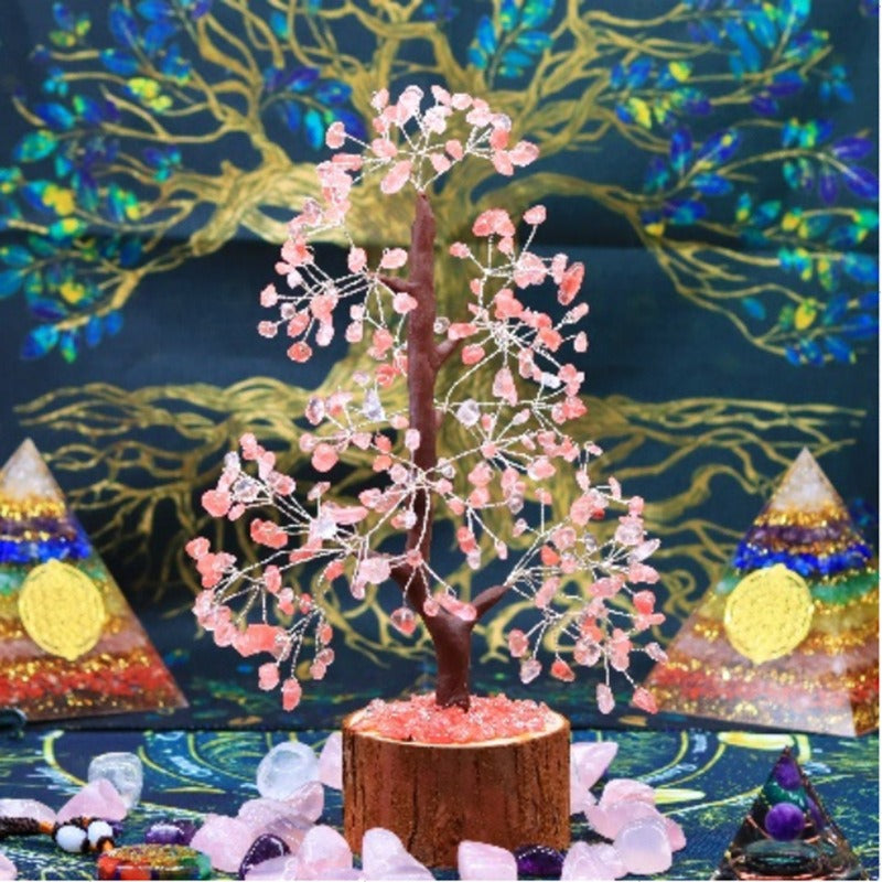 Crystal Tree, Fortune Tree, Home Decor, Fortune & Luck Stone Decoration