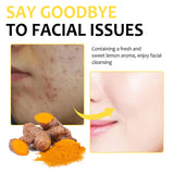 Turmeric Cleansing Pad Deeply Cleanses Skin, Removes Dirt, Controls Oil And Softens Exfoliated And Tender Skin