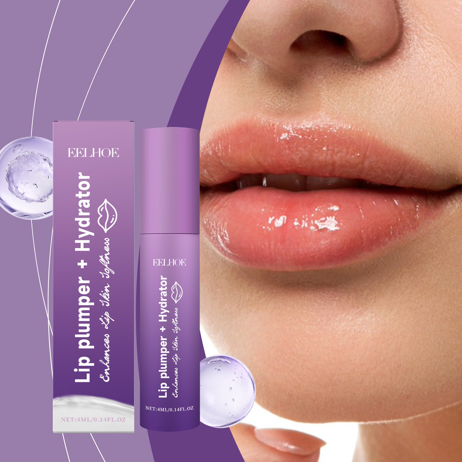 Plumping and Moisturizing Lip Balm, Moisturizes Lips And Improves Dryness, Smooth And Plump Lips