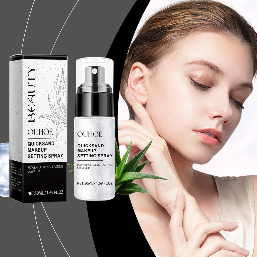 Quicksand Makeup Setting Spray, Natural Lightweight Multi-Effect Mist Refreshing Makeup Spray