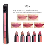 Matte Velvet Lipstick 5 in 1 Color Waterproof Colorfast Lipstick