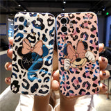 Leopard-Print Minnie for iPhone Mobile Phone Case Cover 7/8p Case