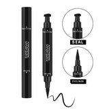 Double-Headed Black Triangle Seal Eyeliner