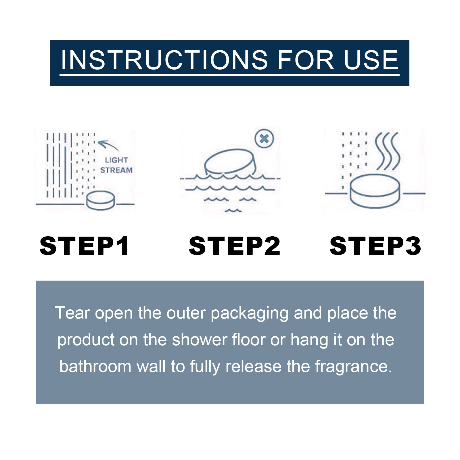 Shower Steamer Tablets, Deep Cleansing And Moisturizing Skin, Natural Refreshing Fragrance