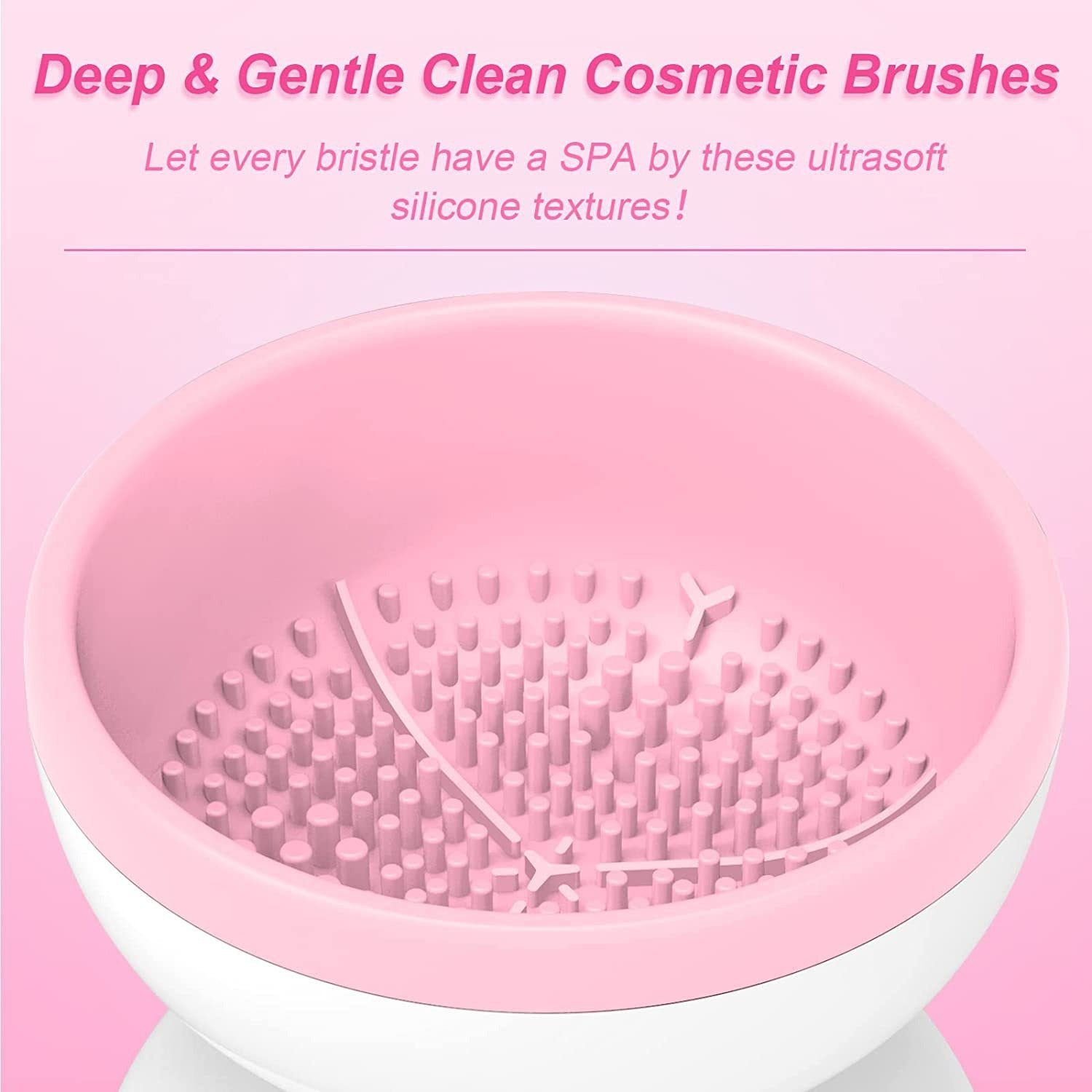 Makeup Brush Automatic Brush Cleaner Rechargeable Makeup Brush Cleaning Bowl