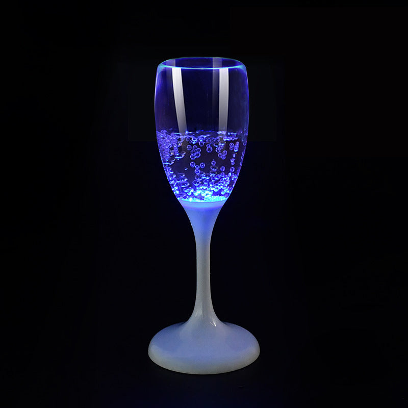 Water Sensing Luminous Glasses LED Light Up Wine Champagne Plastic Glass 1 PC - 7 Colors