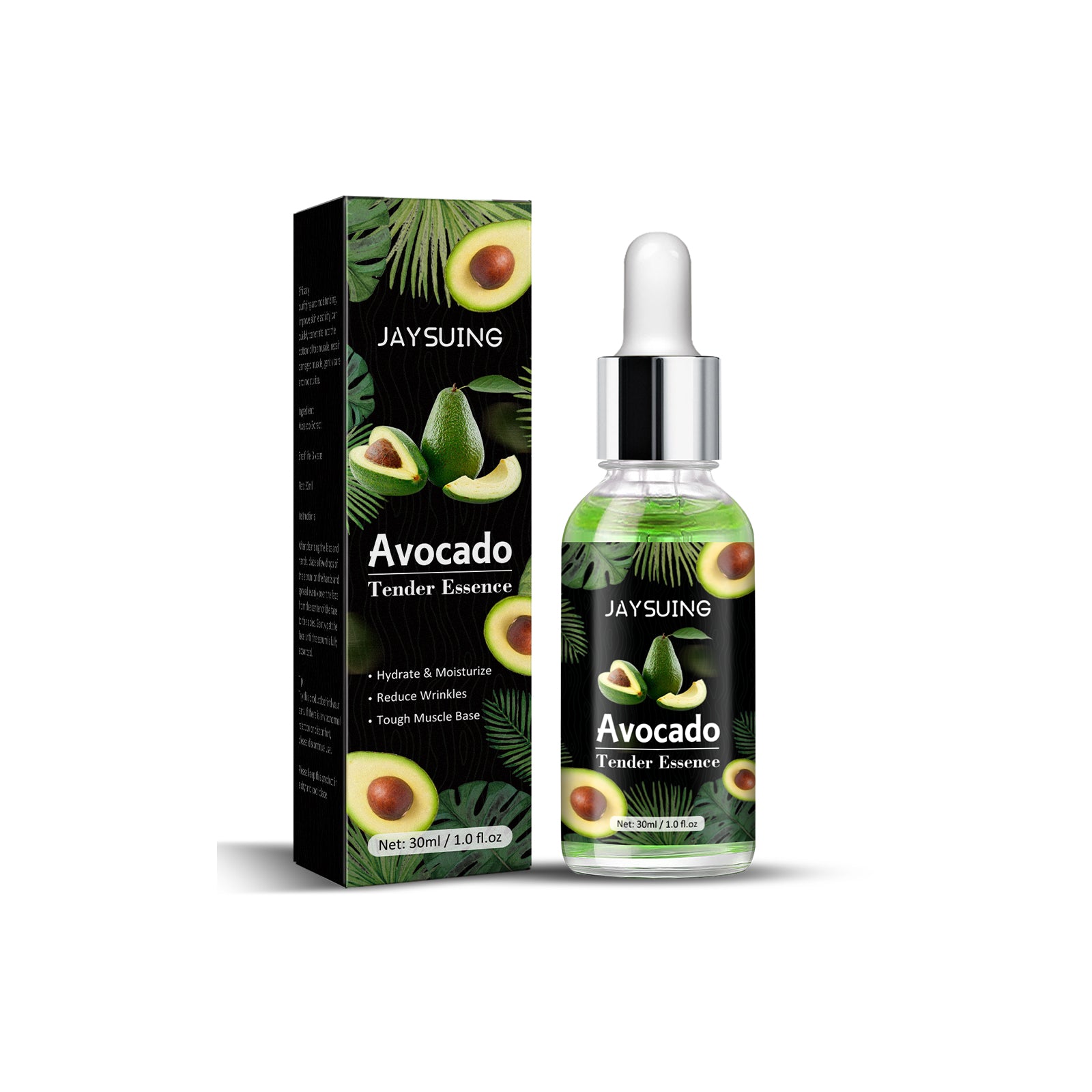 Avocado Hydration Serum, Brightening Facial Tone, Lightening Fine Lines, Moisturizing Skin Essence