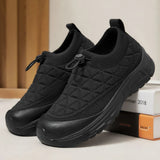 Comfortable Mesh Round Toe Slip-On Athletic Shoes