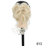 Messy Curly Hair Bun Clip Hair Extensions Claw Clip