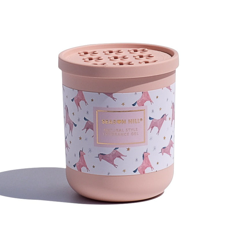 Car Balm Solid Perfume No-Heat Aromatherapy for Bathroom Kitchen Bedroom Air Freshener Cute Car Incense