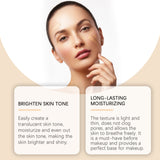 Sun Protection Tinted Face CC Cream, Natural Concealer Long-Lasting Moisturizing And Brightening 50 SPF