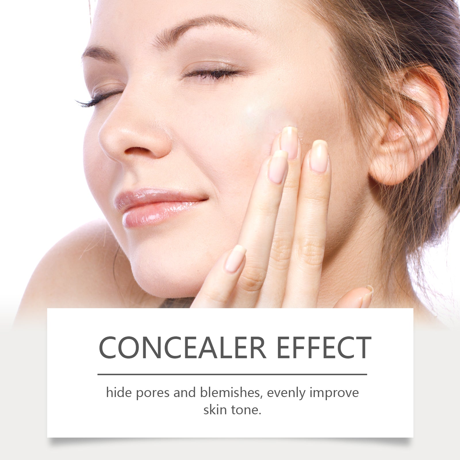 Moisturizing Light Liquid Foundation, Long Lasting Glowing Skin