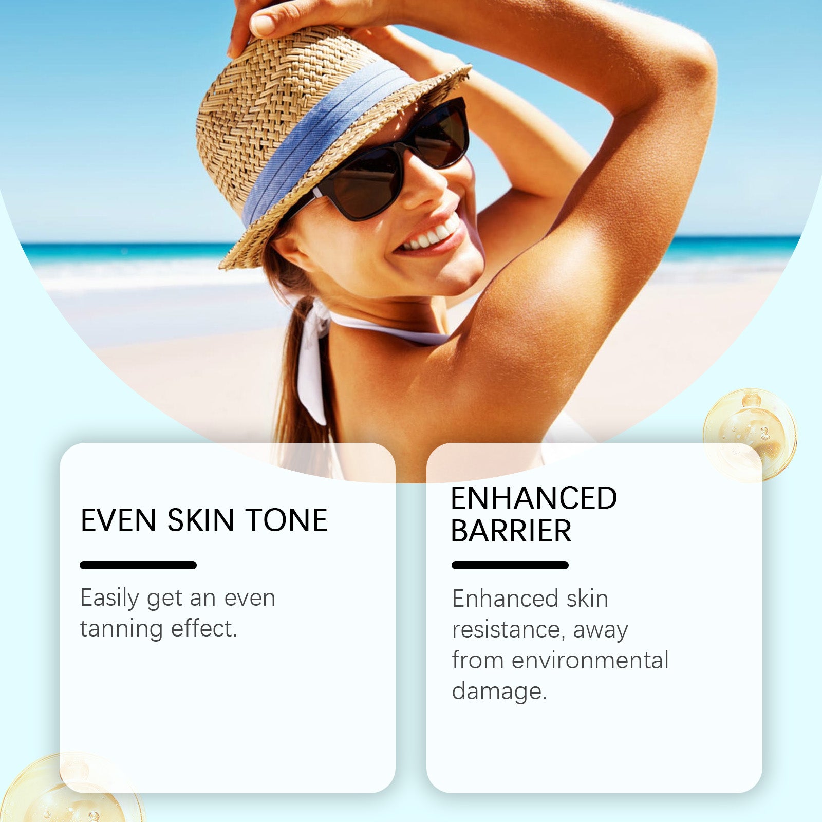 Sunless Tanning Drops, Edible Natural Tanning Solution ~ Watermelon flavor!