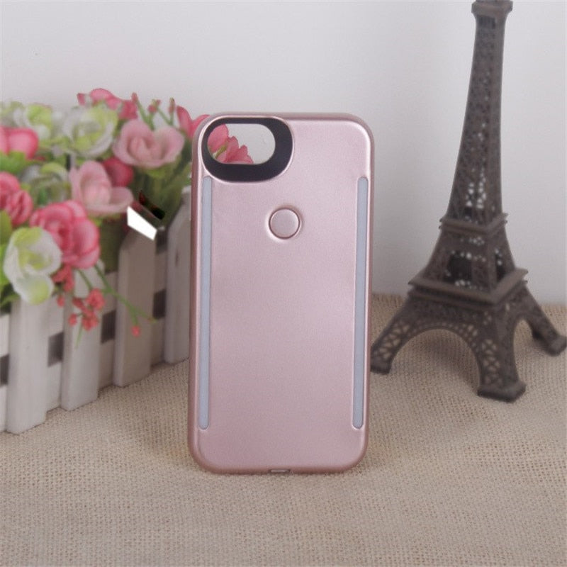 Light Up Selfie Flash Phone Case For iPhone XS MAX XR 11 Pro X XS 6 6s 7 8 Plus Anti-fall 3 Generations for iPhone