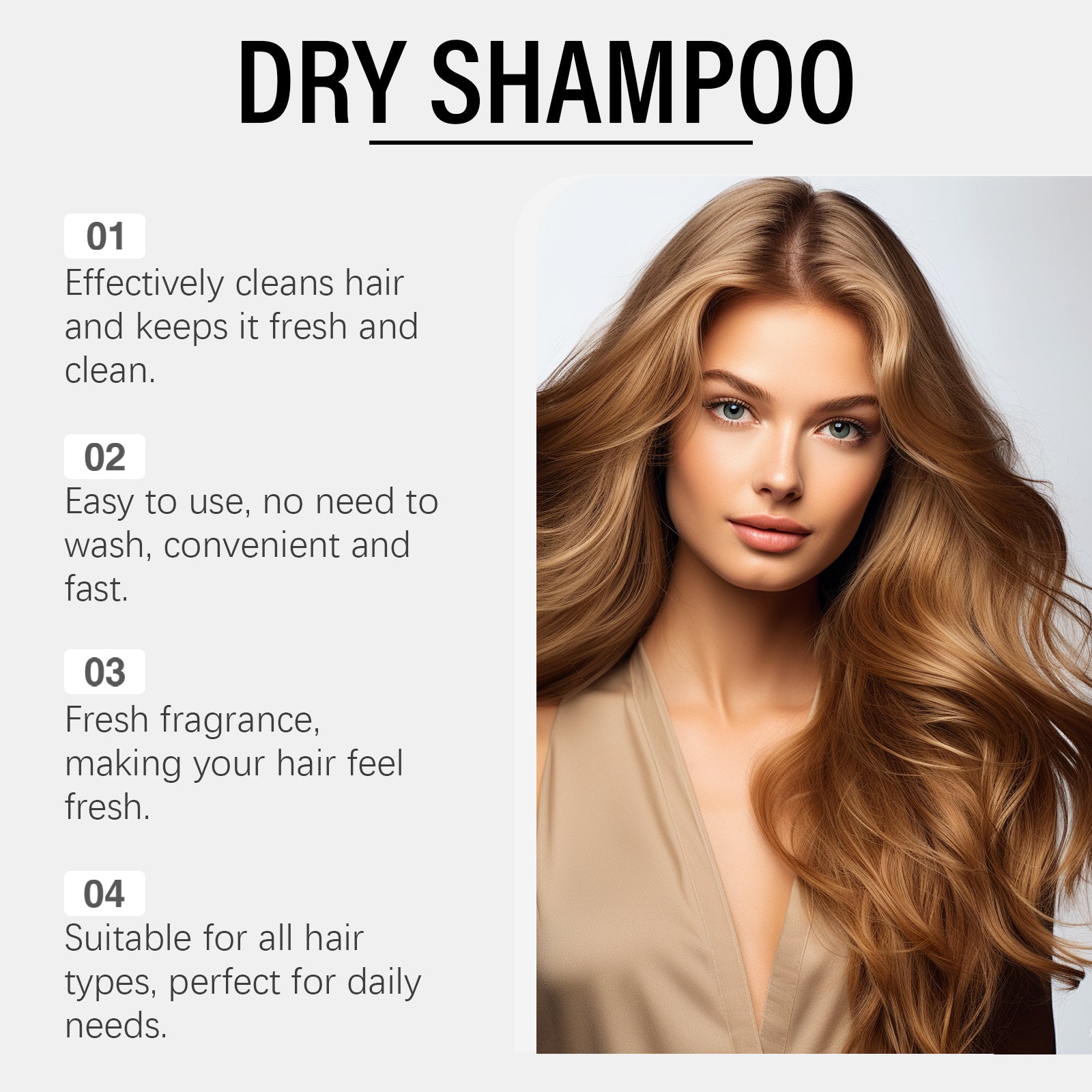 Vanilla Collagen Dry Hair Shampoo Gentle Fluffy And Easy To Use Hair Dry Shampoo