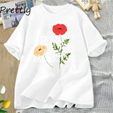 Don't Look Away From Palestine Flowers T-shirt