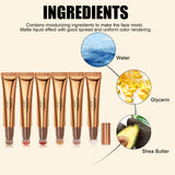 Multifunctional Face Makeup Sponge Pen, Highlighting Blush Bronzer Natural Liquid Contour Blending Stick