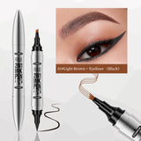 Eyeliner and eyebrow pencil 2 in 1