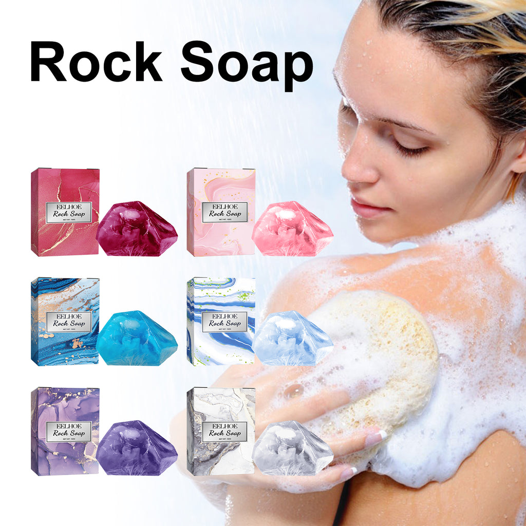 Cleansing Lily Rock Soap Moisturizes Tender Skin, Joints, Elbows, Brightening Body
