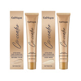 Gold Foundation Concealer, Natural Lightweight Skin Concealer Makeup, Moisturizing Liquid Foundation
