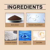 Gold Foundation Concealer, Natural Lightweight Skin Concealer Makeup, Moisturizing Liquid Foundation
