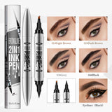 Eyeliner and eyebrow pencil 2 in 1