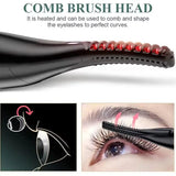 Electric Heated Eyelash Temperature Modes Curler Rechargeable Mini Clip-Type USB Rechargeable