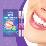 Whitening Tooth Care Gel Pens, Gentle for Sensitive Teeth Natural Shine 2 Pack